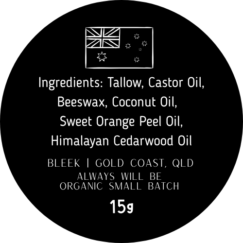 BLEEK - Lip Service - Orange & Cedarwood